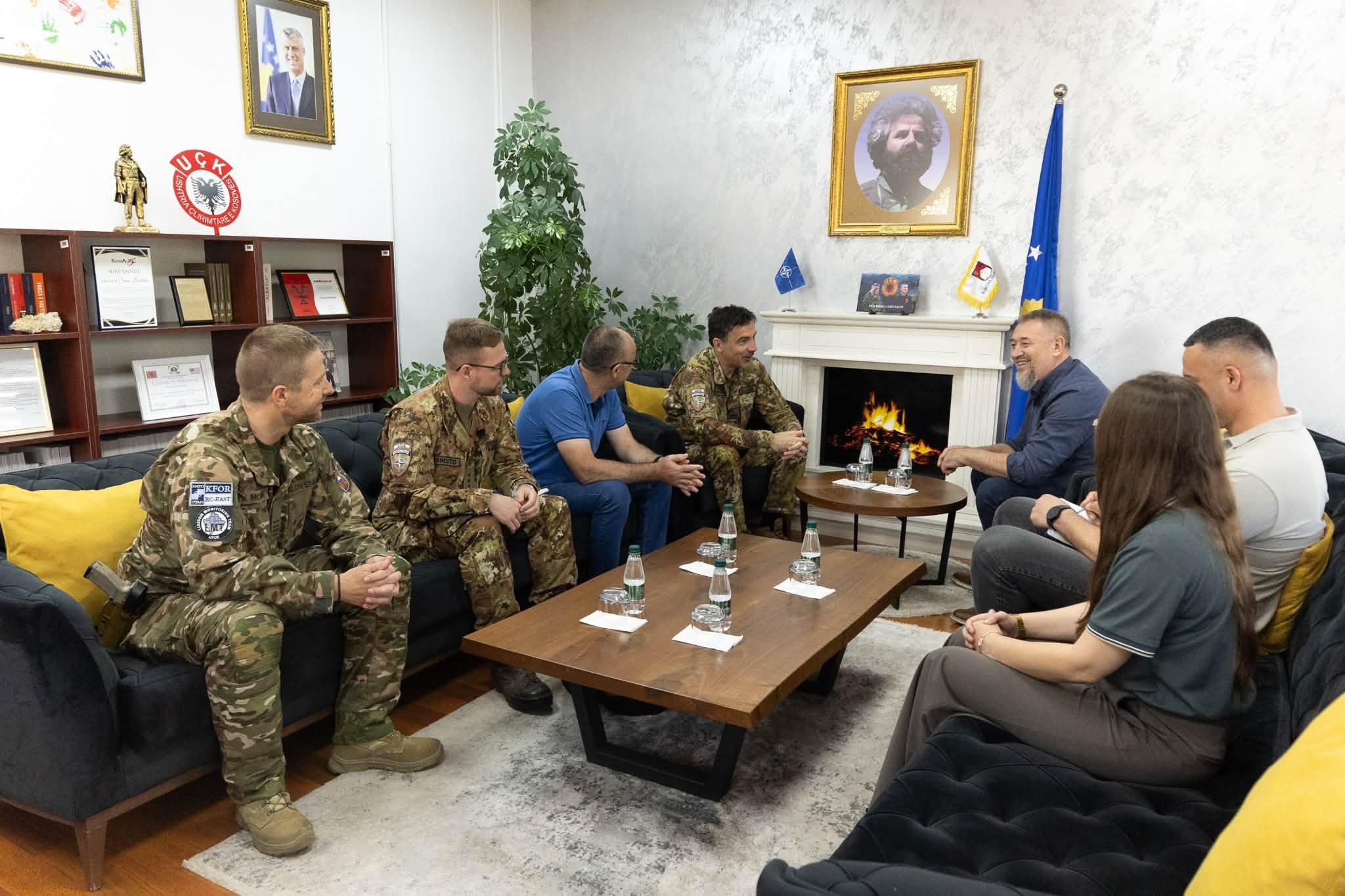 Kryetari Lushtaku priti në takim zëvendëskomandantin e KFOR it në Kosovë  Gjeneral Brigade Federico Collina