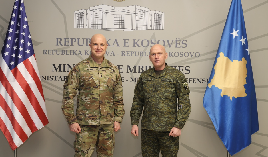 Komandanti i FSK së priti në takim Drejtorin e Ushtrisë së Gardave Kombëtare të SHBA së