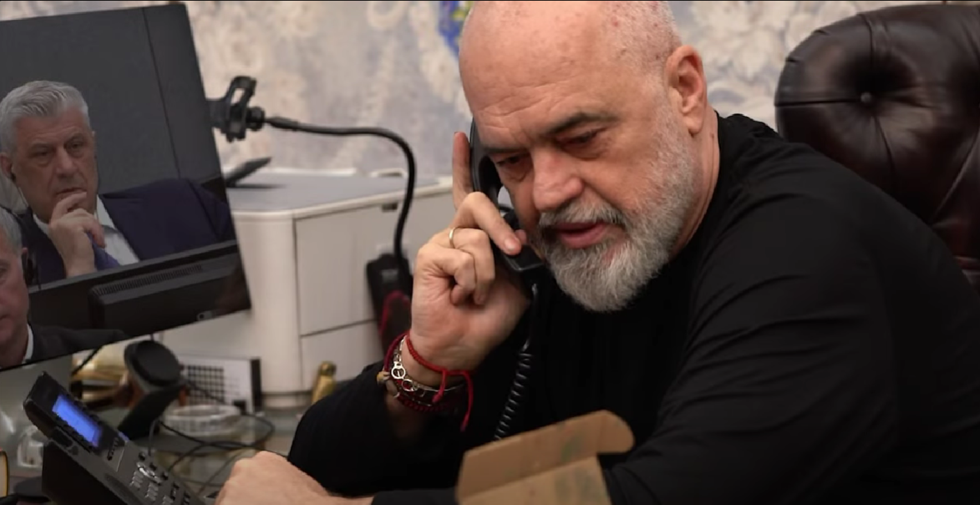 Hashim Thaçi në telefonatë me Edi Ramën  Lirinë time nuk ma merr askush