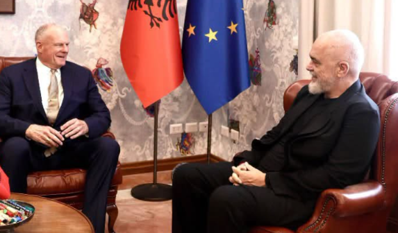 Edi Rama mirëpret ambasadorin e ri amerikan  Eric Wendt