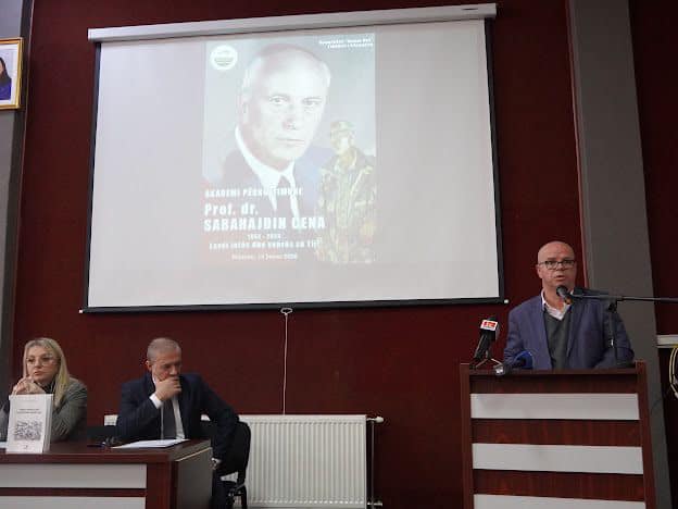 Fjala e kryetarit Latifi në trevjetorin e ndarjes nga jeta të prof  dr  Sabahajdin Cenës