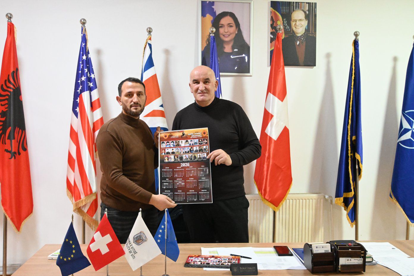 Kryetari Haliti priti në takim kryetarin e SH F D në Viti  Xhevgjet Ademi