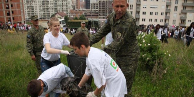 Përveç Forcës së Sigurisë së Kosovës, aksionit “Ta pastrojmë Kosovën” i është bashkuar edhe Policia e Kosovës