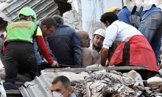 Janë mbytur 267 veta nga pasojat e tërmetit katastrofal në Italinë qendrore