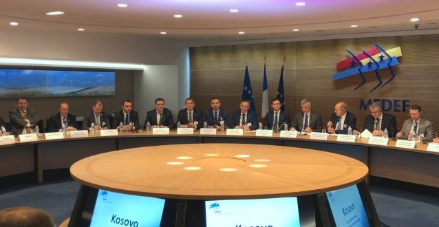 Kryetari Hashim Thaçi ka ftuar kompanitë franceze që të investojnë në Kosovë
