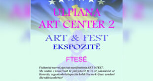 Ulpiana Art Center 2 hap Eksopzitë për nderë të festës së 17 Shkurtit Dita e Pavarsisë së Kosovës