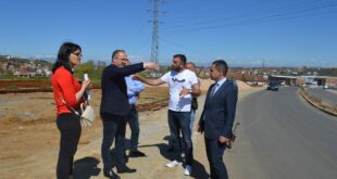 Vesel Krasniqi dhe Avdi Morina inspektojnë rrugën, '' Gjergj Kastrioti- Skënderbeu ''