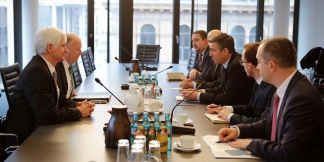 Kryekuvendari, Kadri Veseli takoi një grup deputetësh gjermanë të CDU-së