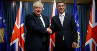 Kadri Veseli, priti sot ministrin e Punëve të Jashtme dhe të Komonuellthit, Boris Johnson