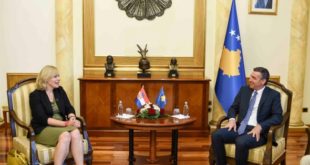 Kryeparlamentari, Kadri Veseli ka biseduar me ambasadoren kroate në Prishtinë, Marija Kapitanoviq