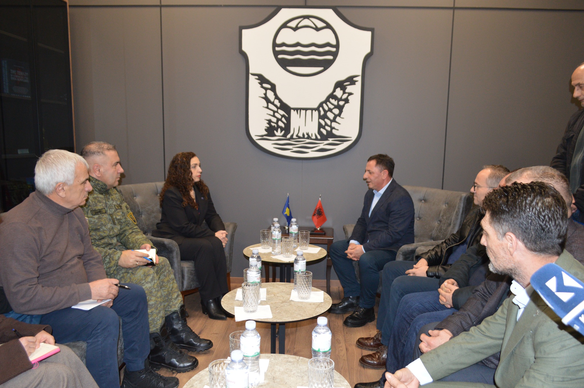 Presidentja Osmani vizitoi Komunën e Malishevës pas reshjeve të fundit të shiut