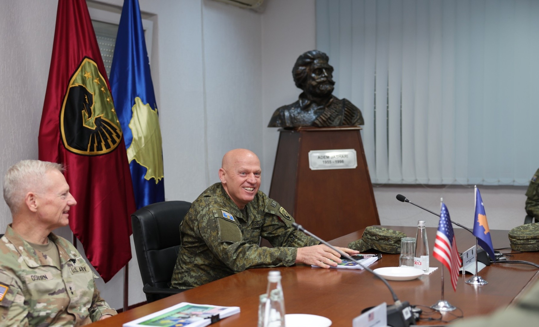 Agjutanti i Përgjithshëm i Gardës Kombëtare të Ajovës  GKA   Gjeneral Major Stephen Osborn përfundoi vizitën zyrtare në FSK