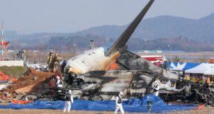 Autoritetet e Koresë së Jugut njoftuan se 179 pasagjerë kanë humbur jetën në një aksident të një aeroplani, në Aeroportin Muan