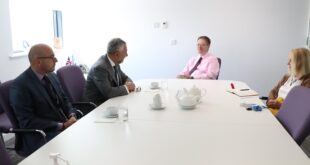 Ambasadori i Britanisë së Madhe në Kosovë, Nicholas Abbott ka takuar shefin e ri të EULEX-it, Gjovanni Pietro Barbano