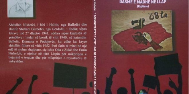 Doli nga shtypi libri, “Demonstrata e vitit 1968 në Podujevë, dasmë e madhe në Llap”, i autorit, Abdullah Nishefci