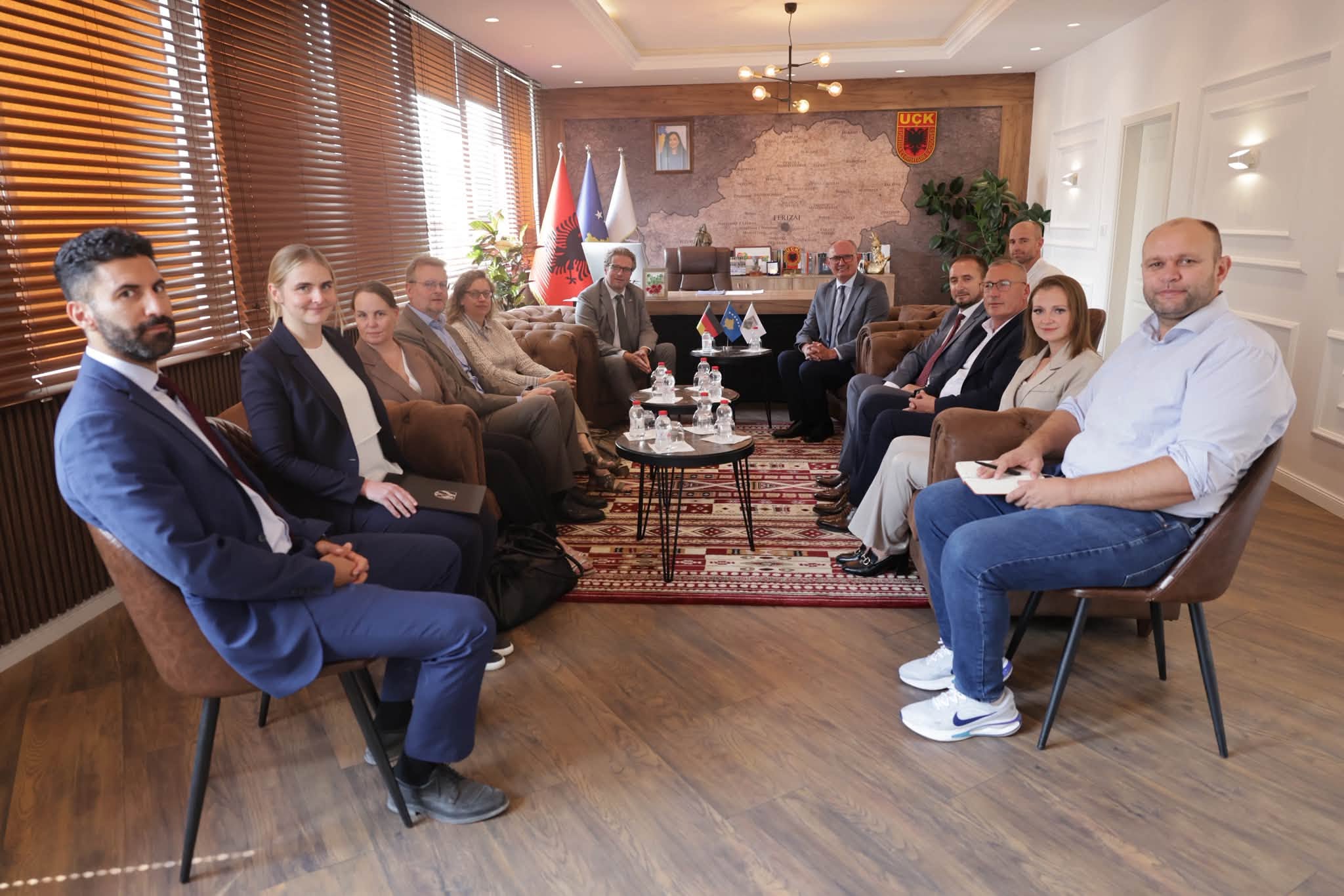 Kryetari Agim Aliu priti në takim delegacionin e lartë shtetëror nga Gjermania