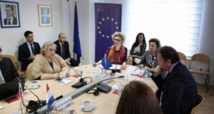 Ministrja Ahmetaj takon ambasadorët e shteteve anëtare të BE-së