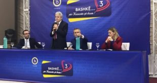 Kryetari i Bashkimit Demokratik për Integrim, Ali Ahmeti, ka marrë pjesë në tubimin zgjedhor të mbajtur në Shuto Orizarë