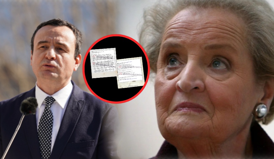Nga  heroina e Kosovës  te  investitorja korruptive   letra e dikurshme e LVV së ndaj Madeleine Albright
