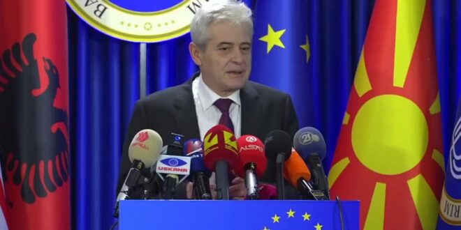 Fjala e kryetarit të BDI-së, Ali Ahmeti, me rastin e shpalljes së Bujar Osmanit kandidat, në zgjedhjet presidenciale, në Maqedoni