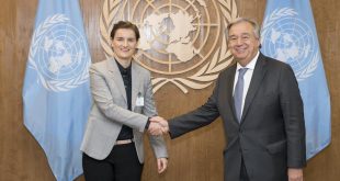 Sekretari i OKB-së Guterres i tregon kryeministres serbe Bernabiq, se Kosova nuk është shtet i pavarur