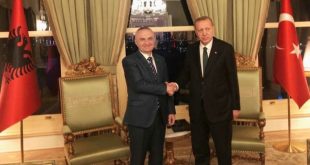 Kryetari i Shqipërisë Ilir Meta është pritur në takim nga homologu i tij Reccep Tayip Erdogan në Turqi
