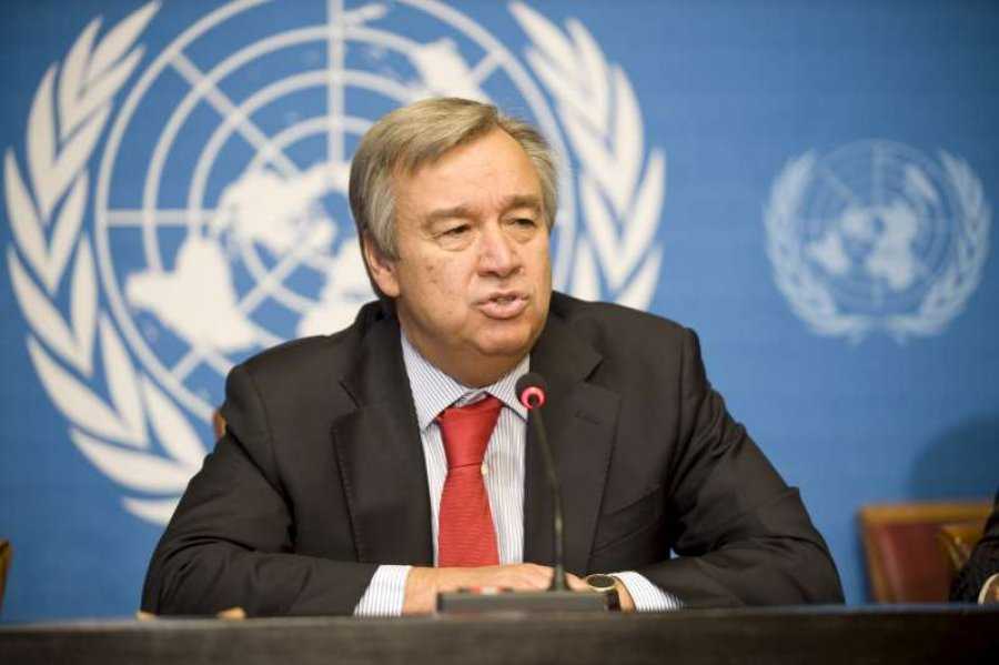 Antonio Guterres  dënoi sulmin izraelit në Kudsin Lindor dhe zjarre vënien e Qendrës së OKB së për Refugjatët Palestinezë