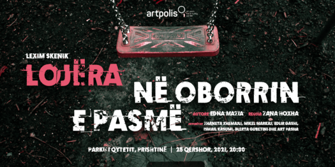 Artpolis prezanton: Leximin skenik “Lojëra në oborrin e pasmë”, në Parkun e Qytetit në Prishtinë, të premten, në orën 20:00