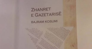 Përurohet libri, “Zhanret e gazetarisë”, i autorit, Bajram Kosumi