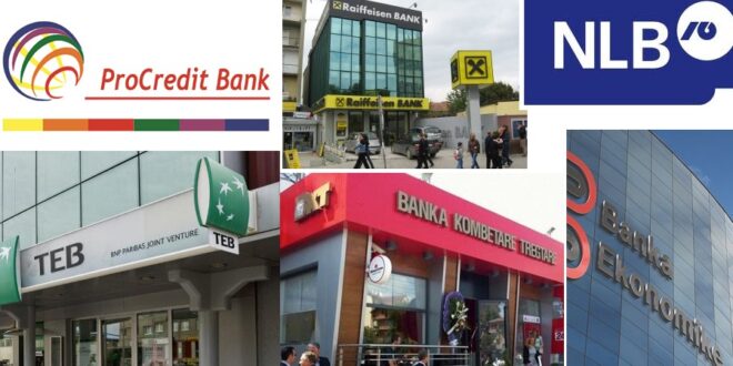 Mbi 96 milionë euro ka arritur fitimi i pastër i bankave komerciale për periudhën janar-korrik 2023