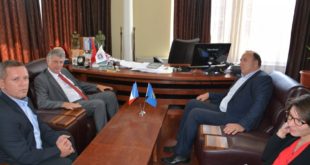 Kryetari i Klinës, Sokol Bashota priti ambasadorin e Francës në Kosovë Didier Chabert