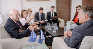 Ministri i MIN, Besim Beqaj ka pritur sot në takim Drejtorin e Bankës Botërore në Kosovë Marco Mantovanelli