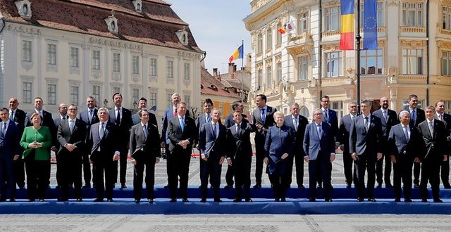 Kryetarët e shteteve evropiane janë mbledhur në Sibiu të Rumanisë dy javë para zgjedhjeve për Parlamentin Evroopian