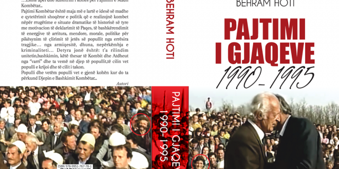 Zymer Mehani: Pajtimtari i gjaqeve, Behram Hoti për lexuesit shqiptarë nxori nga shtypi librin “Pajtimi i Gjaqeve 1990-1995”