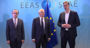 BE e konfirmon se të hënën në Bruksel takohen Hoti dhe Vuçiq, ndërsa të vikend takohen ekspertët