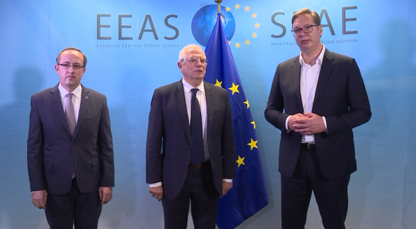 BE e konfirmon se të hënën në Bruksel takohen Hoti dhe Vuçiq, ndërsa të vikend takohen ekspertët