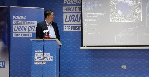 Kandidati për kreun e Prishtinës nga PDK, Lirak Çelaj: Do ta krijojmë një lagje të Prishtinës së vjetër në bazë të fotografive