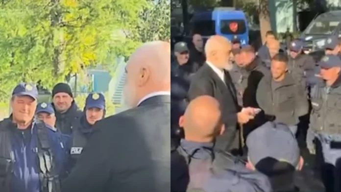 Edi Rama  Durim me protestuesit  forcë ndaj gurëhedhësve e zjarrvënësve