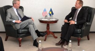 Ministri i Punëve të Jashtme Behxhet Pacolli, është takuar sot ambasadorin e SHBA-ve në Kosovë Greg Delawie
