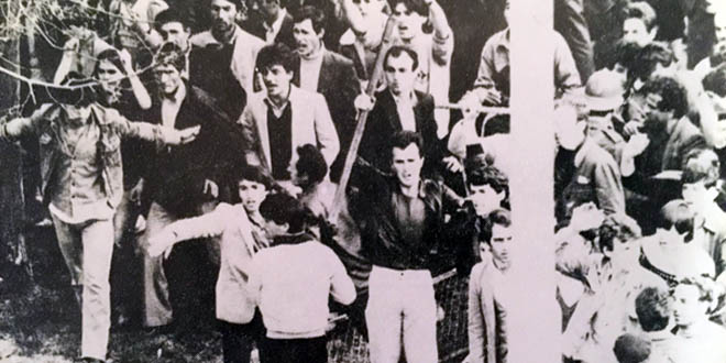 Më 1 prill 1981 mijëra studentë, nxënës e punëtorë mbajtën një protestë masive në qendër të Prishtinës