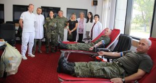 Në Ministrinë e Mbrojtjes ka filluar sot aksioni humanitar për dhurimin vullnetar të gjakut, pjesa e dytë për këtë vit