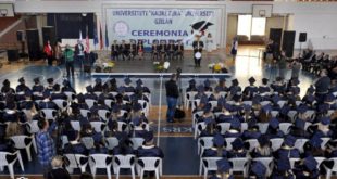 U mbajt ceremonia e diplomimit te studentëve të Universitetit “Kadri Zeka” në Gjilan