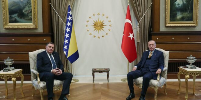 Milorad Dodik: Kryetari i Turqisë, Erdoğan, është një lider dhe burrështetas i madh, ai na ndihmon të gjithëve në Bosnje