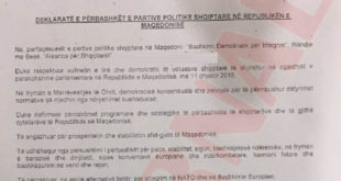 Interesi politik dhe kombëtar i bashkoi kryetarët e partive politike në Maqedoni