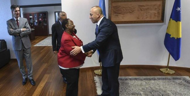 Kryeministri Haradinaj priti në takim ndihmës Sekretaren e Përgjithshme për Operacionet Paqeruajtëse, Bintou Keita