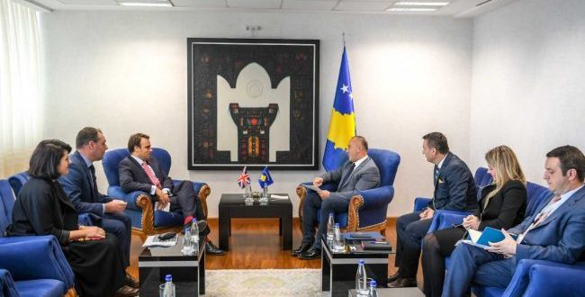 Haradinaj ka pritur në takim Angus Bjarnson, drejtor në detyrë në British Council në Kosovë dhe Shqipëri