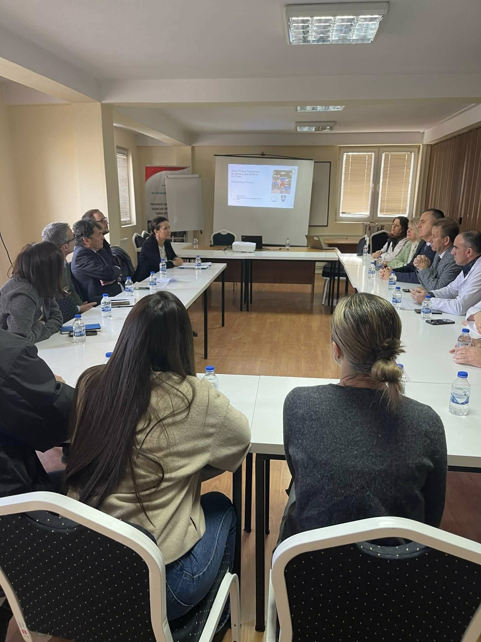 Perfaqësuesit e UNICEF it vizituan Drejtorin e Shëndetësisë dhe QKMF e Ferizajt