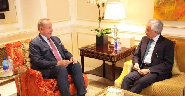 Ministri i Jashtëm, Behxhet Pacolli takon ministrin e Shtetit për Punë të Jashtme të Katarit, Soltan bin Saad Al-Muraikhi