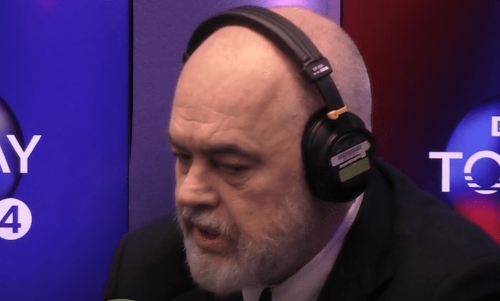 Intervista e kryeministrit të Shqipërisë, Edi Rama në studion e ...