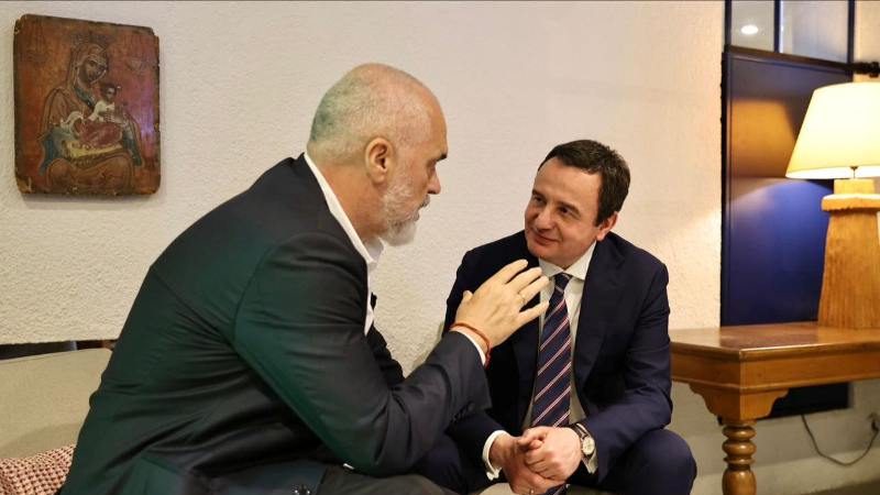 Edi Rama  Bashkëpunimi me Kosovën vazhdon  Kurtin e kam uruar personalisht